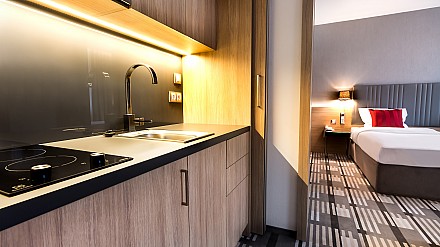 Suite with kitchen